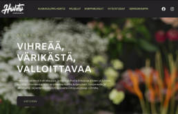 Uudet nettisivut Kukkakauppa Hohto