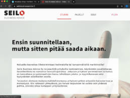 Uudet nettisivut Seilo