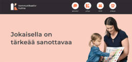 Kommunikaatiokulman nettisivu-uudistus